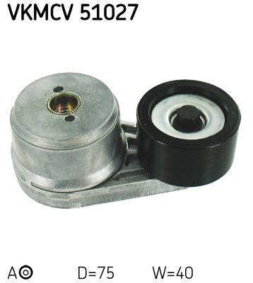 Rolo tensor da correia trapezoidal estriada SKF ref. VKMCV 51027